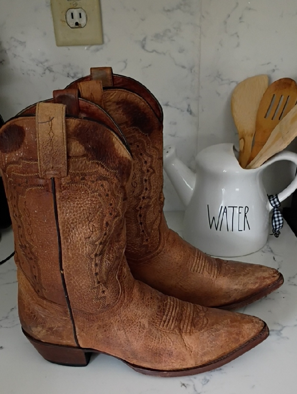 Dan Post  Tan Western Cowgirl Boots